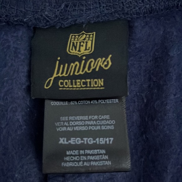 NFL- New England Patriots-Juniors collection- Navy Cuffed ,Drawstring Sweats-XL - Picture 6 of 10